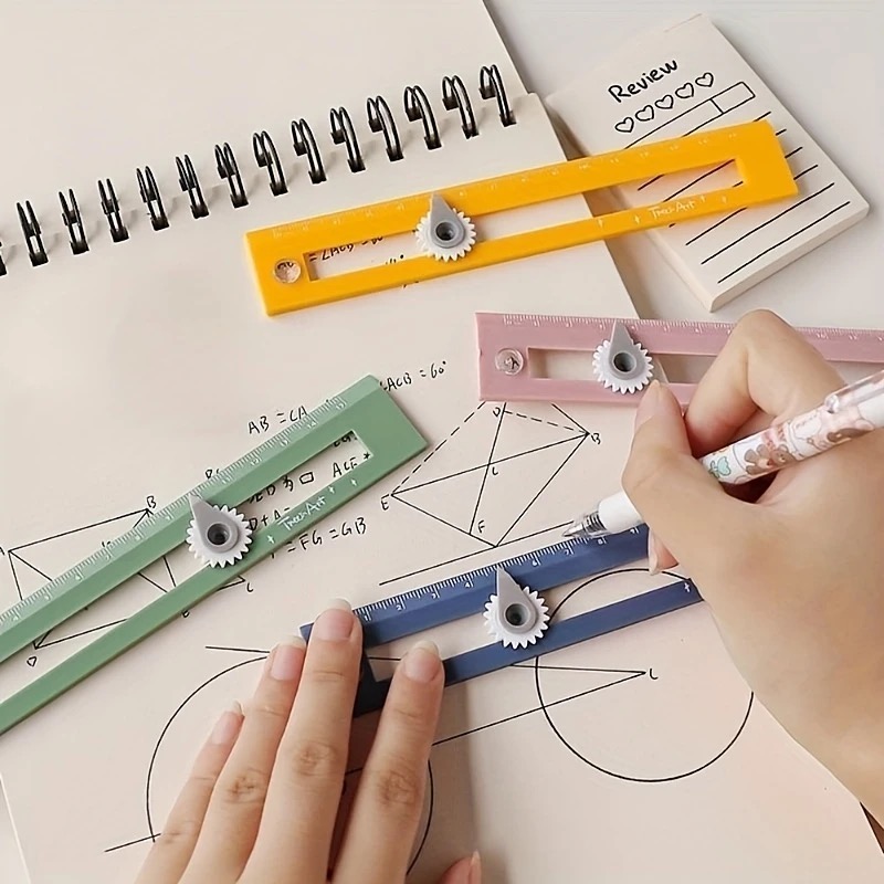 Compass Geometry Set - 1pc dois-em-um bússolas cor multifuncional desenho