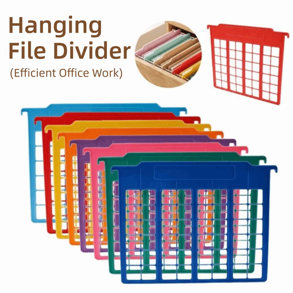 File Folder Hanging - 8 peças de divisores de arquivos