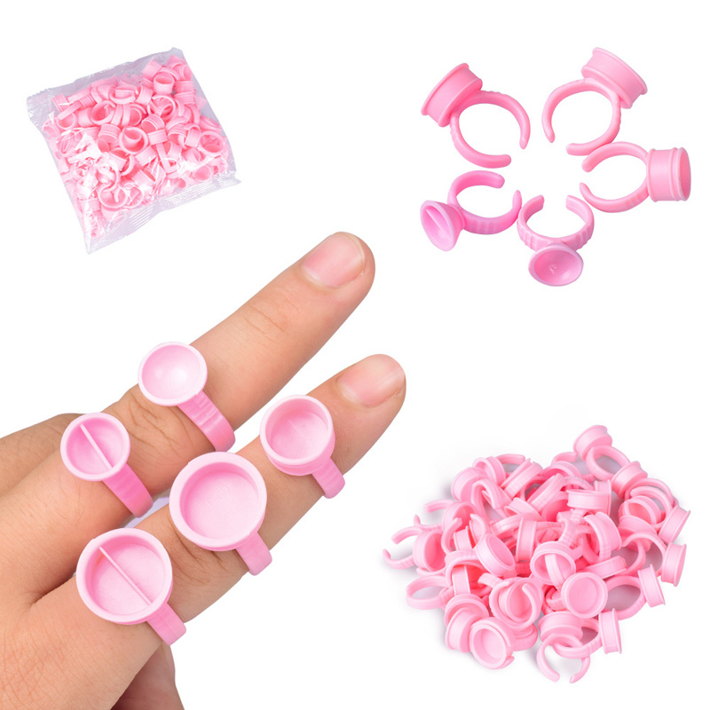 Calligraphy Ink Bottle - 100 pçs/saco tampas de pigmento rosa