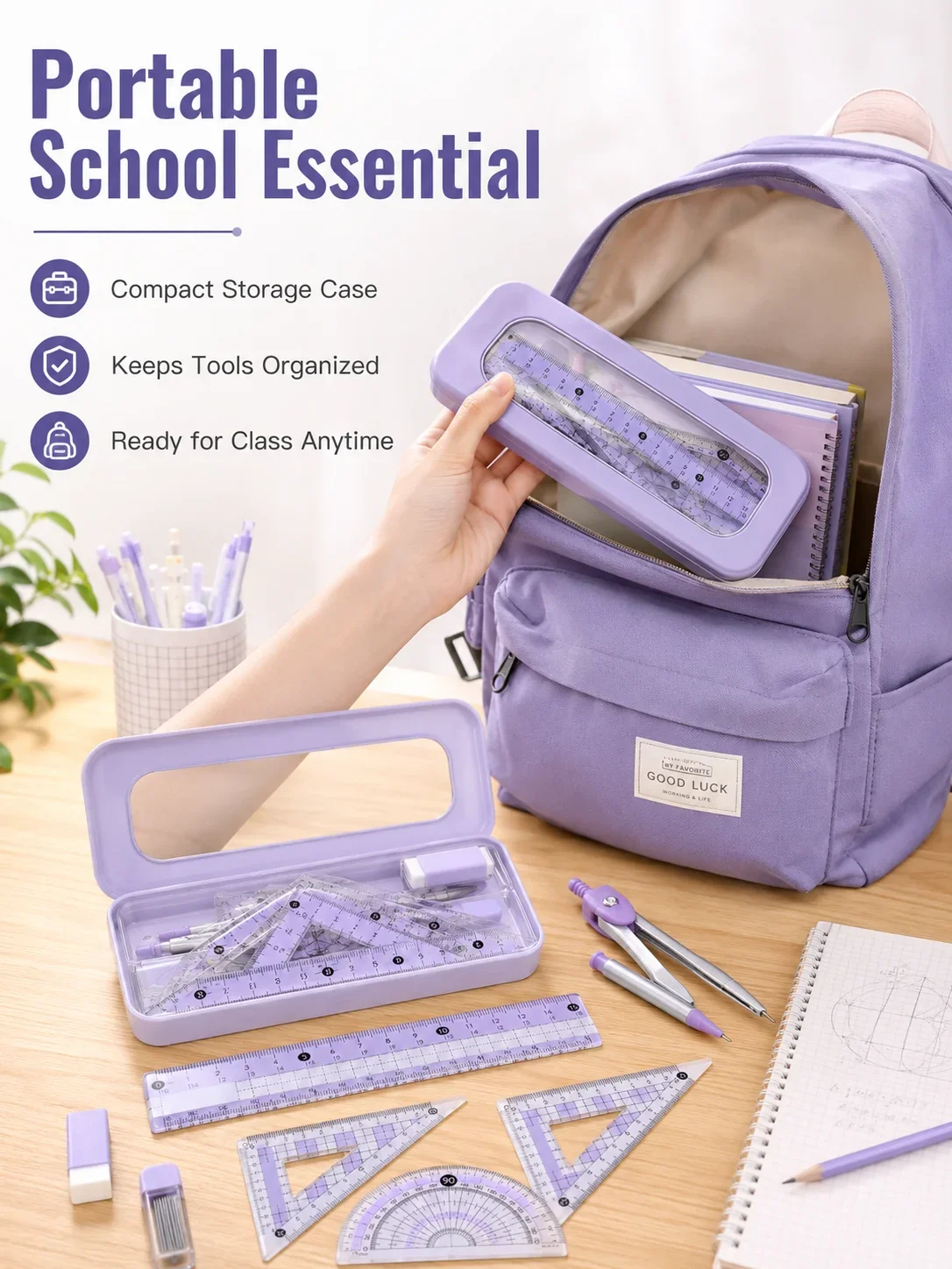 Conjunto de Geometria Matemáti - Compass Geometry Set avaliação e preço