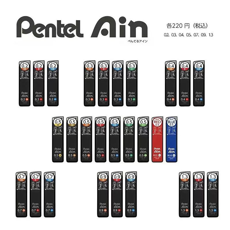 1pc japonês pentel ain lápis m - Pentel Pen Energel avaliação e preço