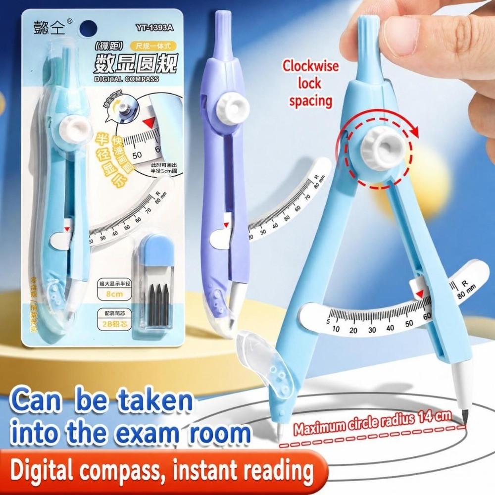Compasso Digital com Display,  - Compass Geometry Set avaliação e preço