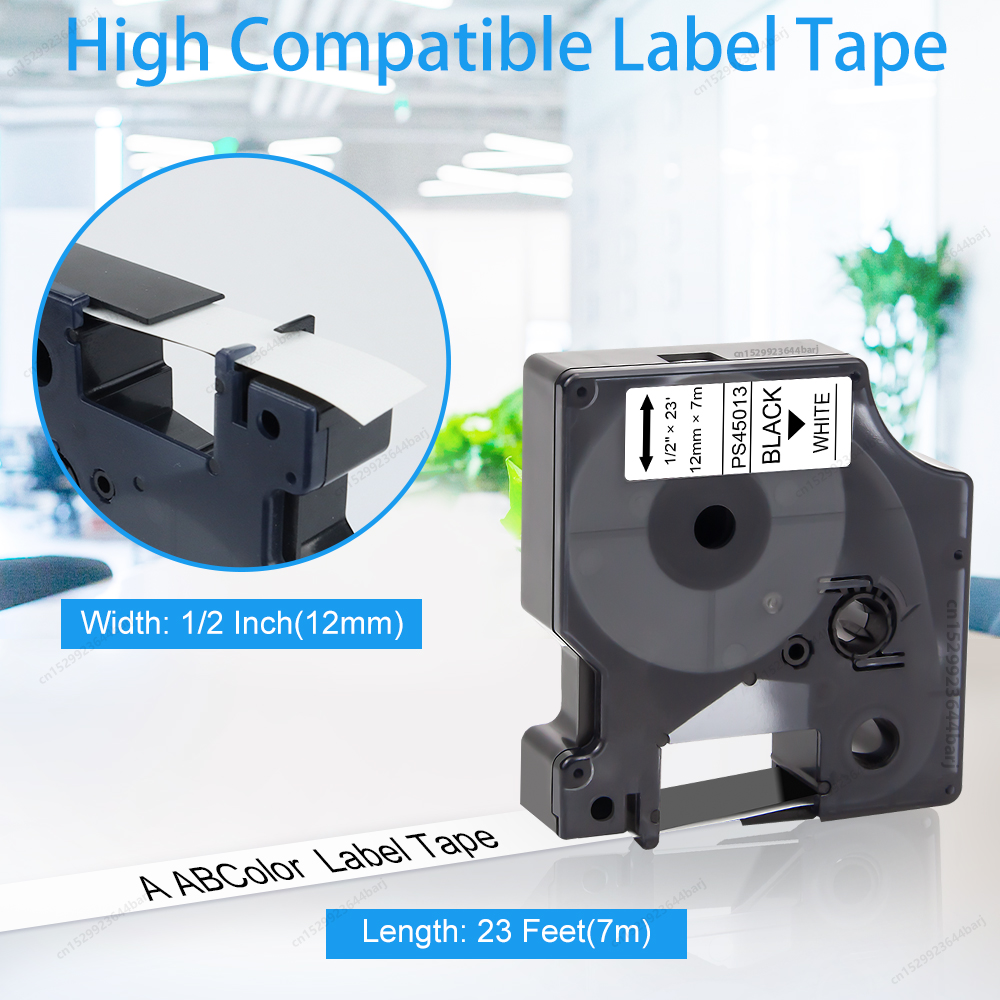 2 ~ 10PK Dymo D1 Fita 45013 pa - Label Printer Tape avaliação e preço