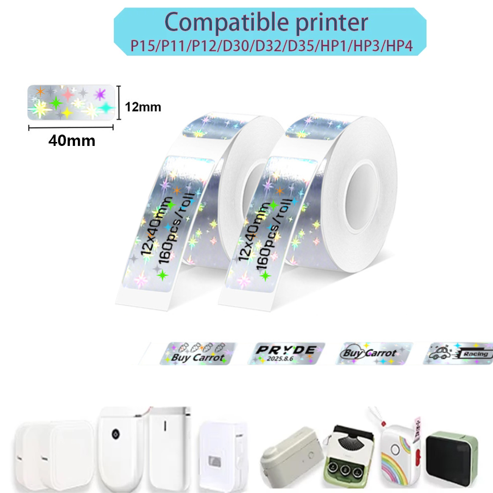Fita para fazer etiquetas p15, - Label Printer Tape avaliação e preço