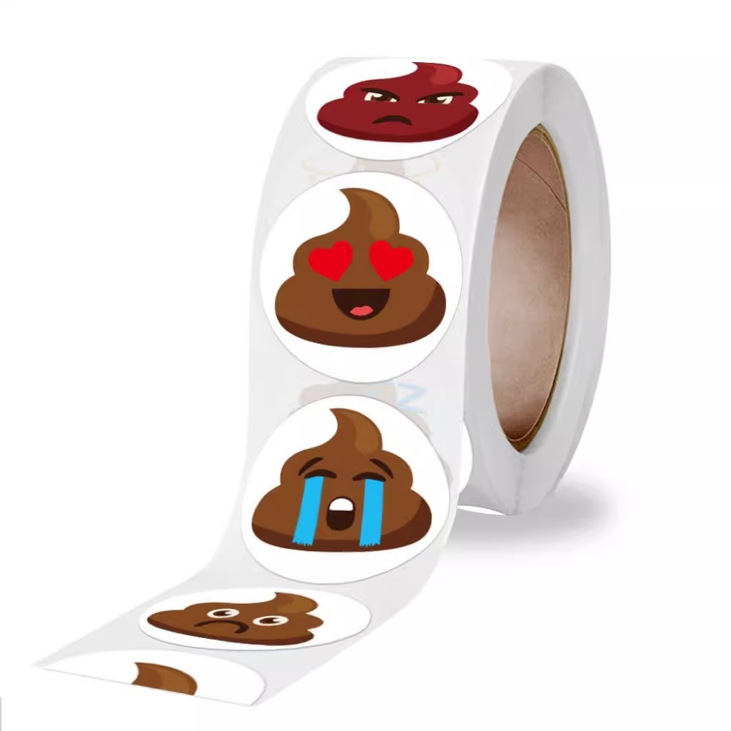 100-500 pçs engraçado cocô dos - Memo Pad Sticky avaliação e preço