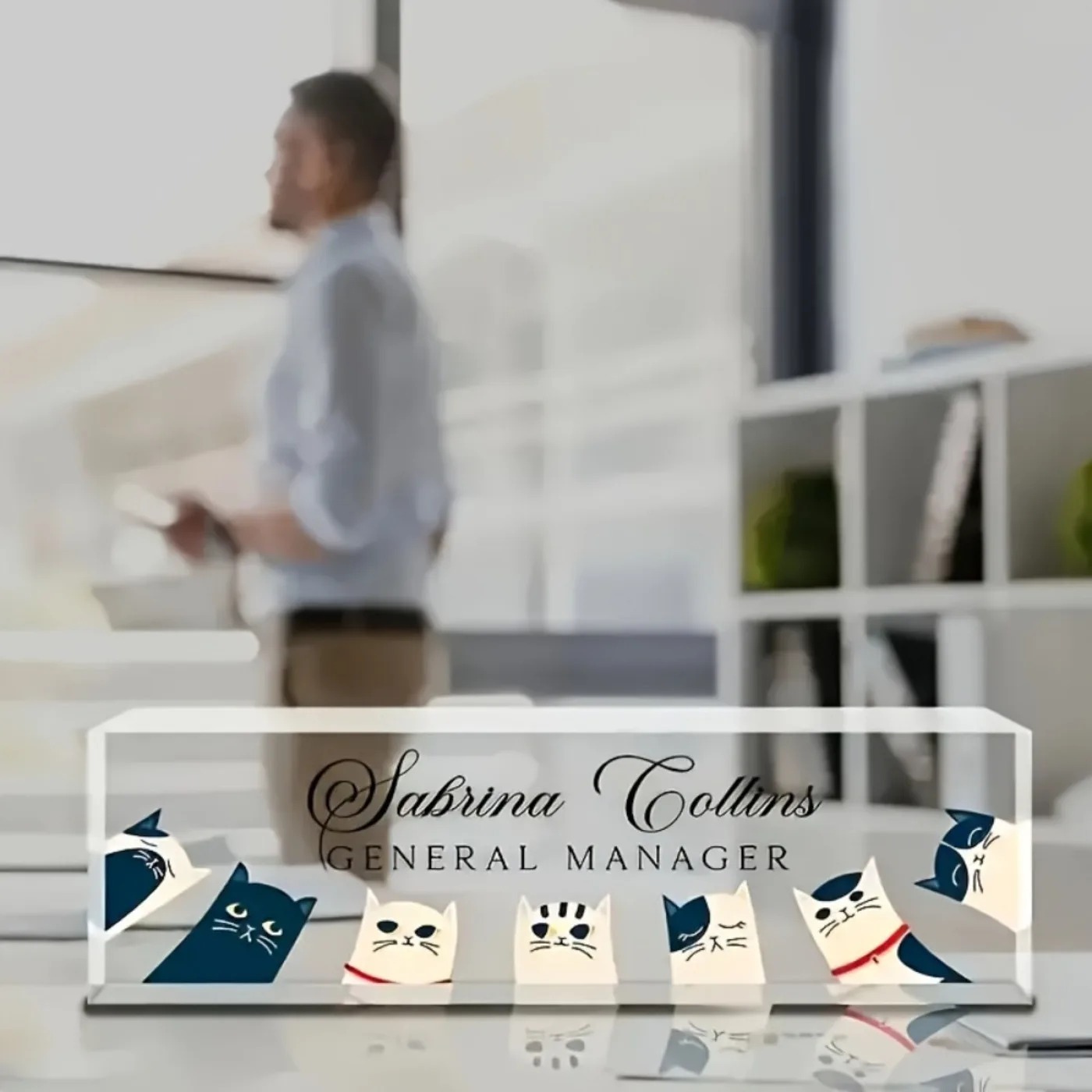 [2D Plano] Placa de Nome de Me - Desk Name Plate avaliação e preço